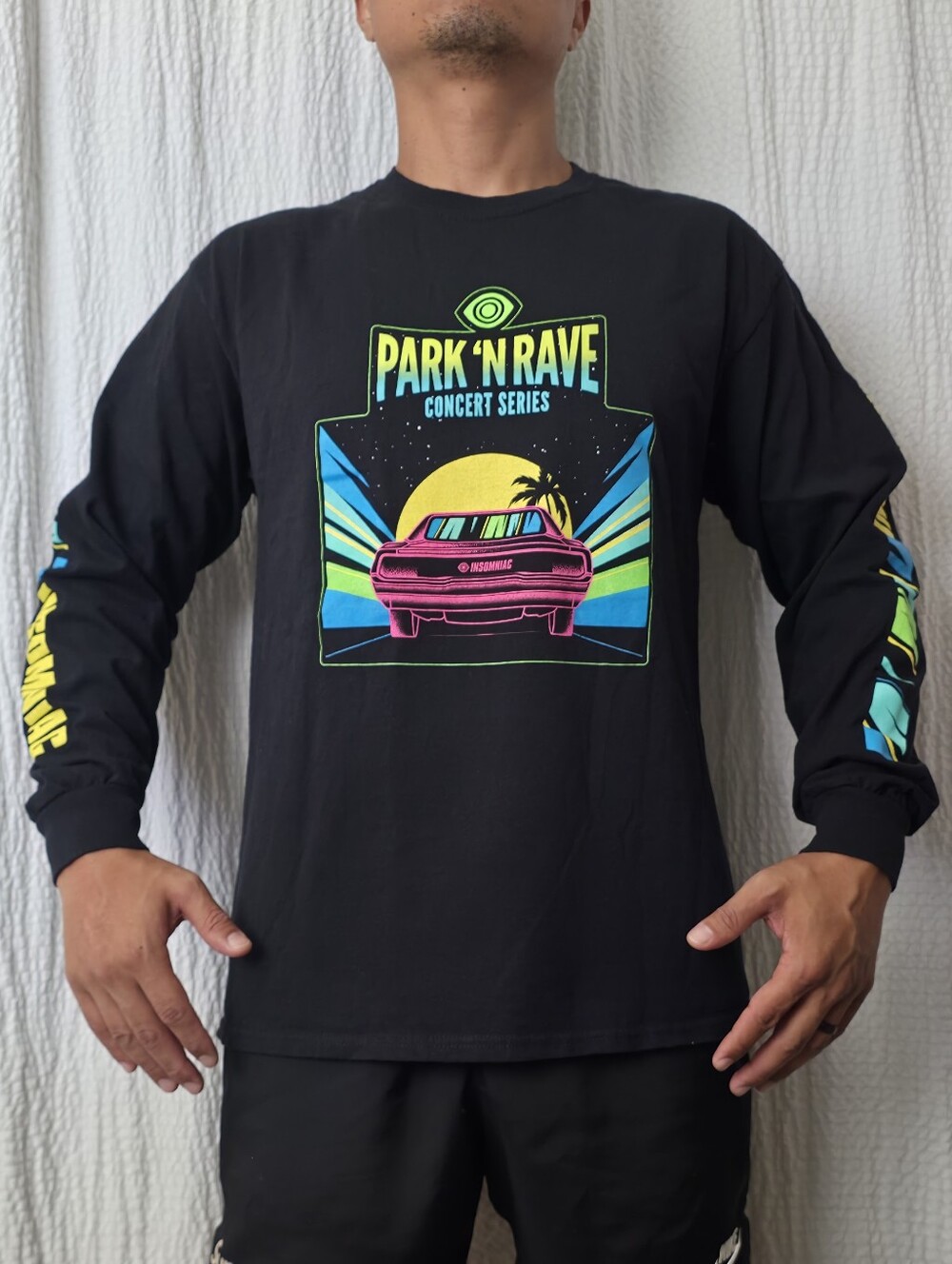 Insomniac Park N Rave Long Sleeve Shirt Large